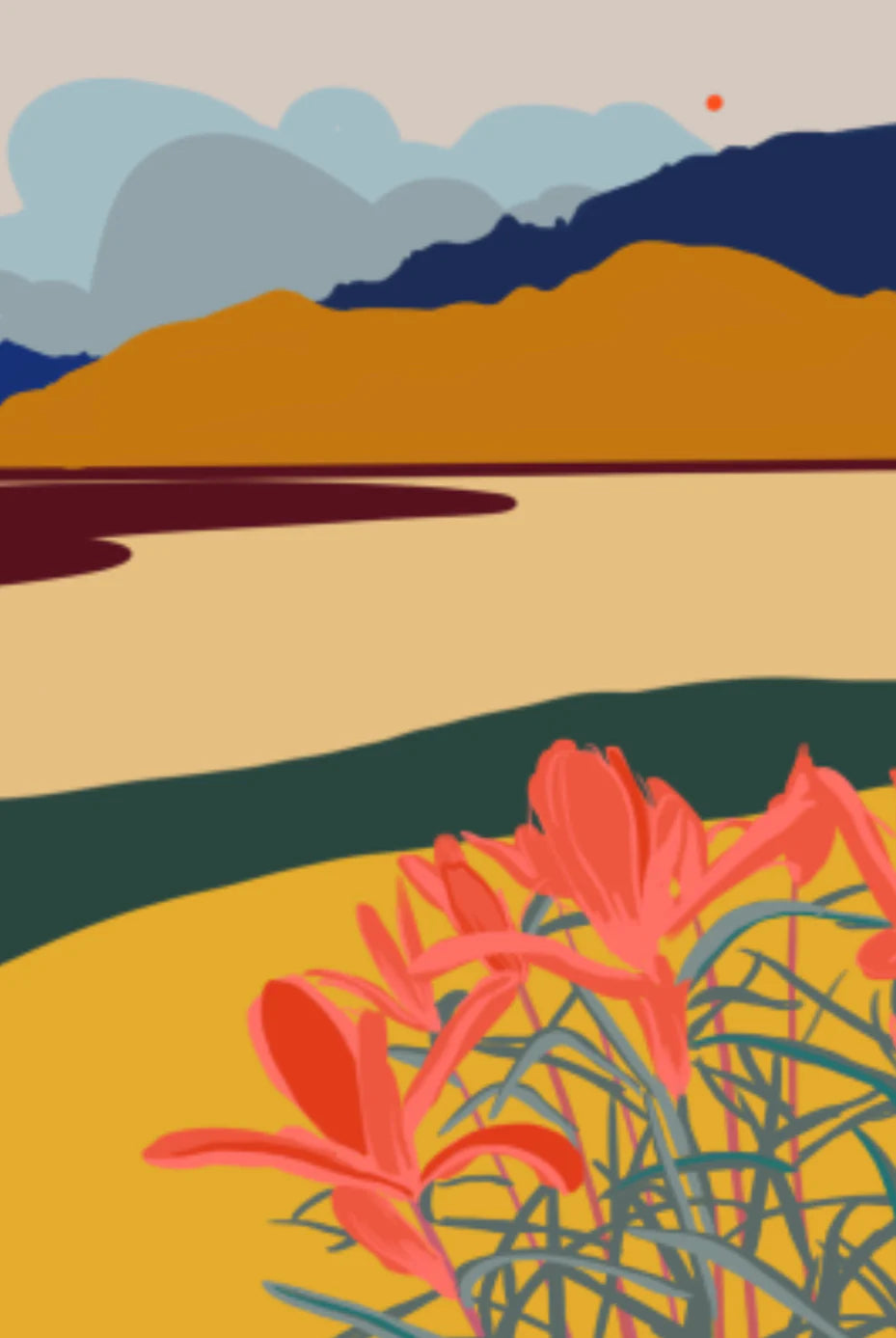 Fenn Fire Studio - Postcards - Sandia Foothills