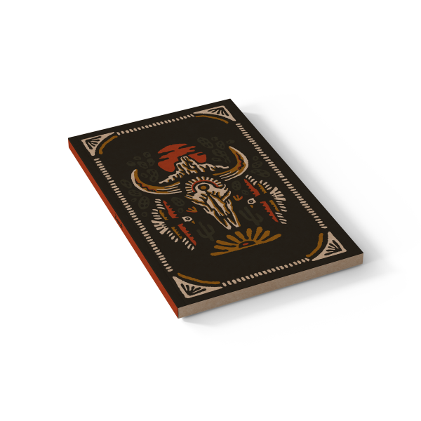 RaycoDesign — Desert Skull Kraft Layflat Notebook