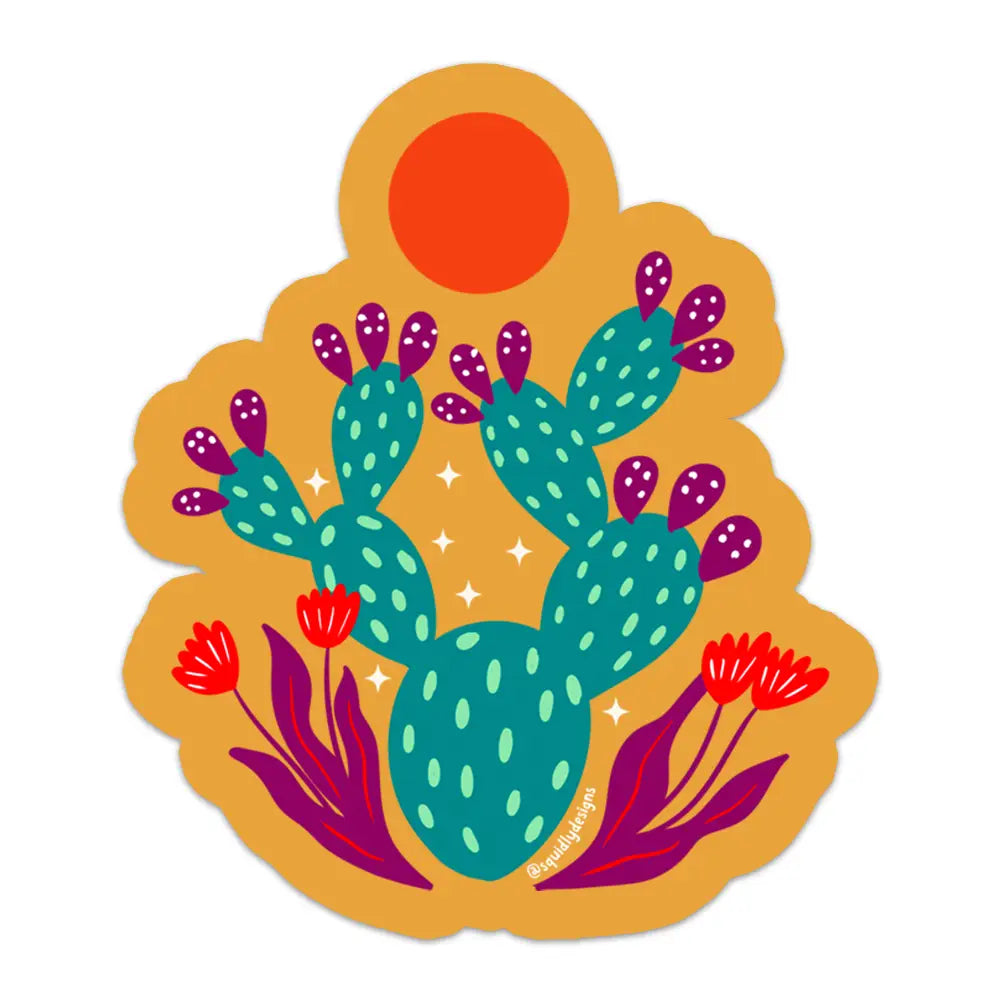 Squidly - Prickly Pear Sticker