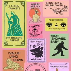 Brass Earth - Soft Heart, Wild Mind Vinyl Sticker