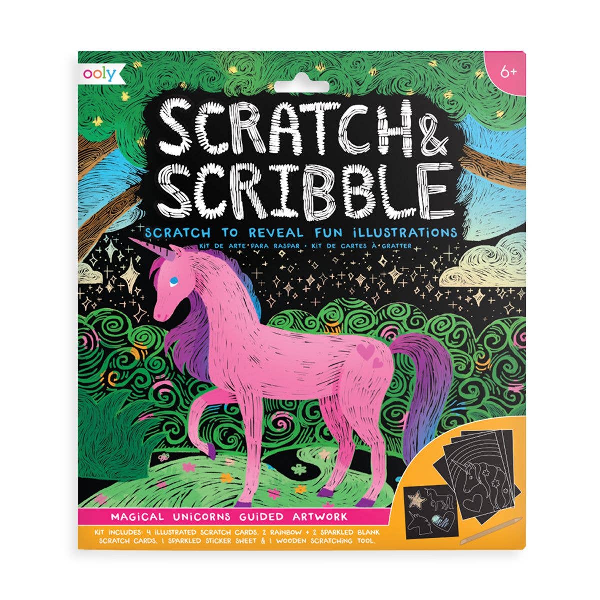 Ooly - Magical Unicorns Scratch & Scribble