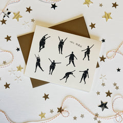 HELL YEAH Greeting Card