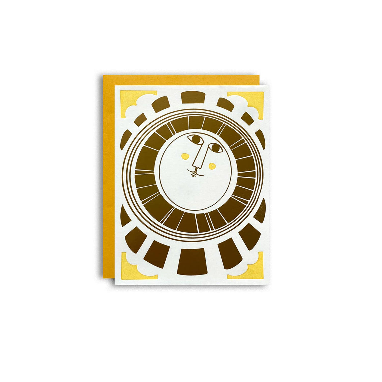 Le Soleil - Foil Letterpress Greeting Card