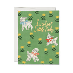 Little Lamb greeting card: Single