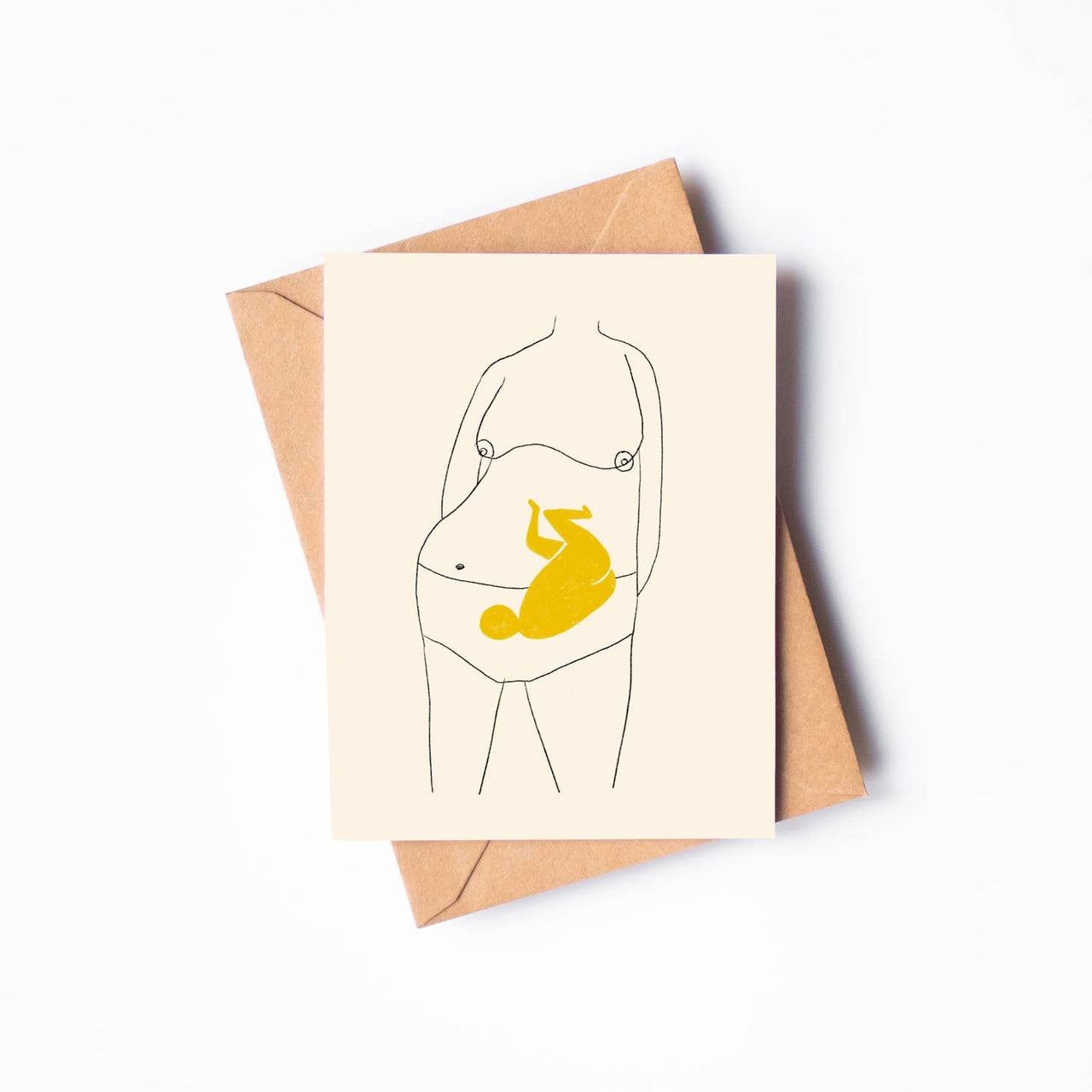 Rani Ban - Greeting Card - Pregnancy Belly