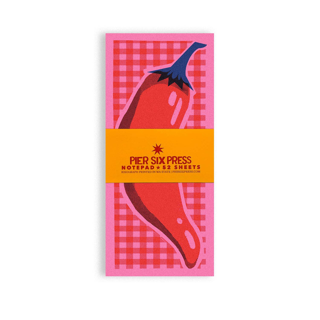 Red Chili Pepper - Risograph Market Notepad