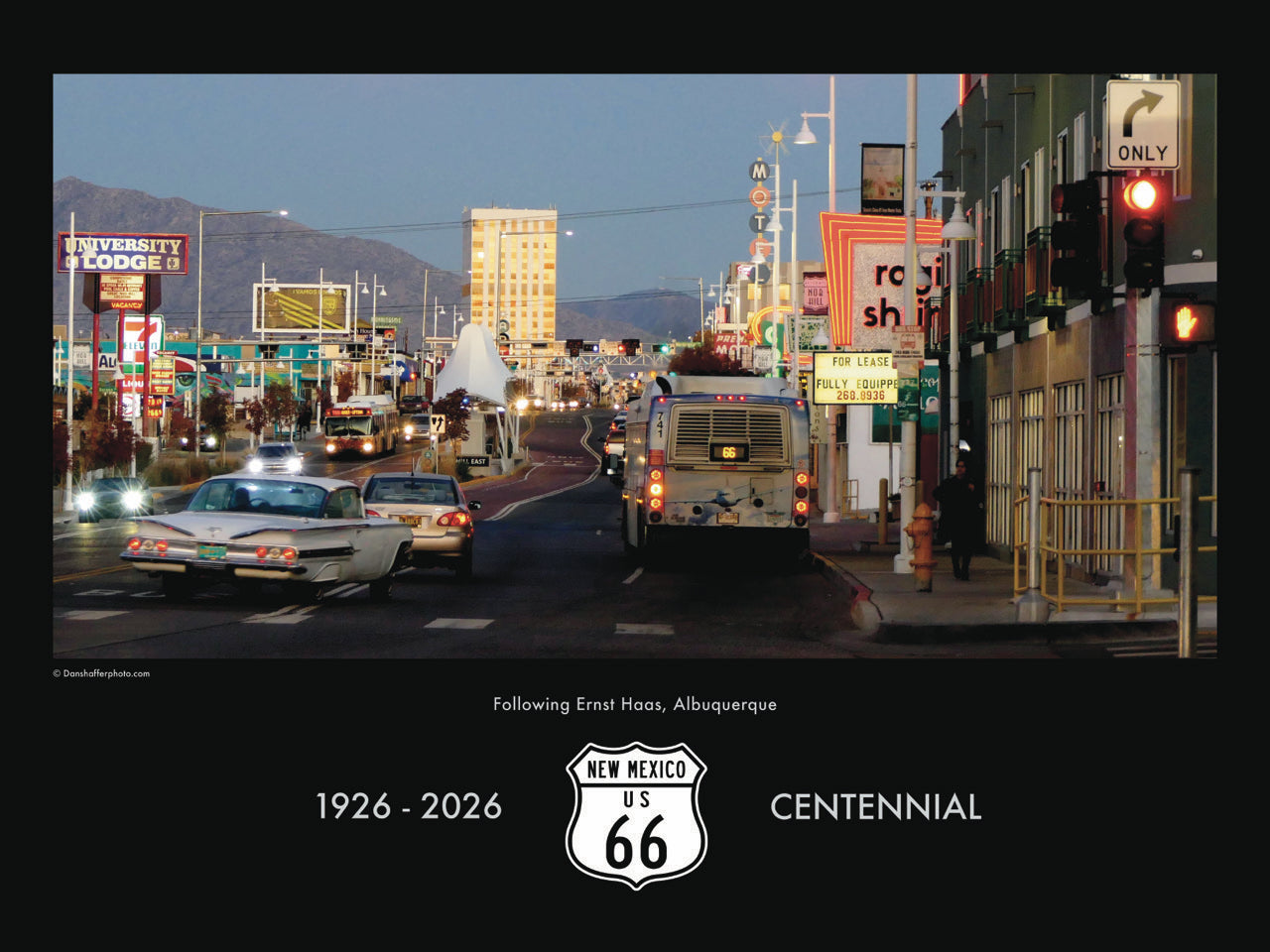 Route 66 Centennial Poster - “Following Ernst Haas”