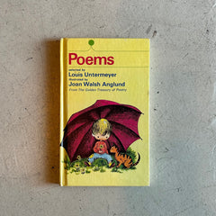 Flyby - Vintage Book - “Poems” selected by Louis Untermeyer, illustrated by Joan Walsh Anglund