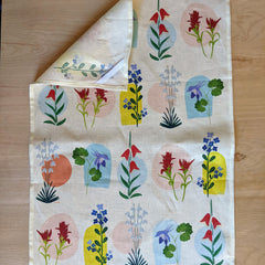 Jen Fox - Desert Botanical Linen Tea Towel