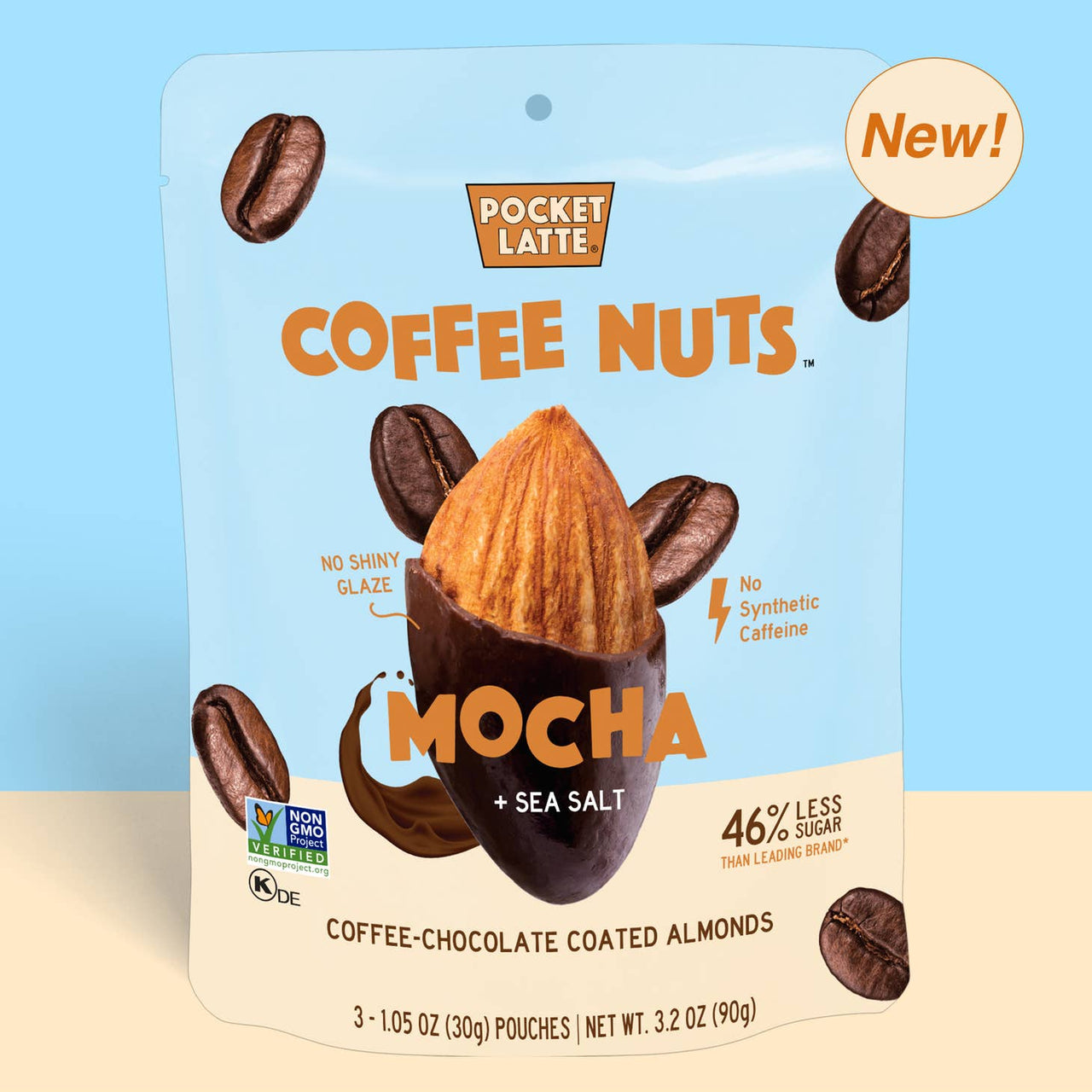 Pocket Chocolates - Coffee Nuts - Mocha (3 pack)