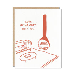 Odd Daughter - Greeting Card - I Love Being Cozy With You