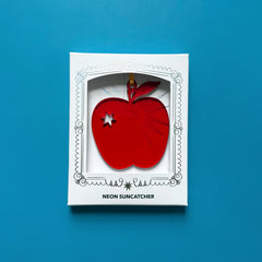 Red Apple Neon Fruit Suncatcher