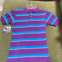 Apple Vintage - Apparel - Striped button up purple/blue