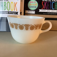 Vintage Glassware -  Vintage Pyrex glass mug
