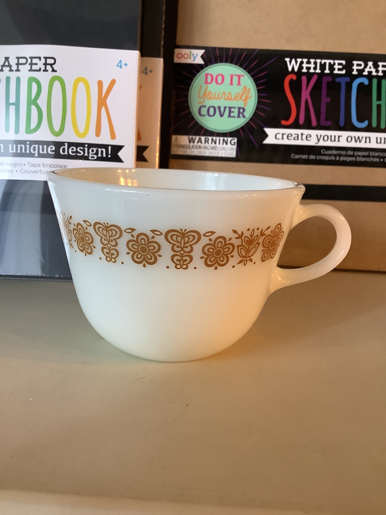 Vintage Glassware -  Vintage Pyrex glass mug