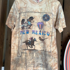 Vintage Clothing - New Mexico Map AOP tee