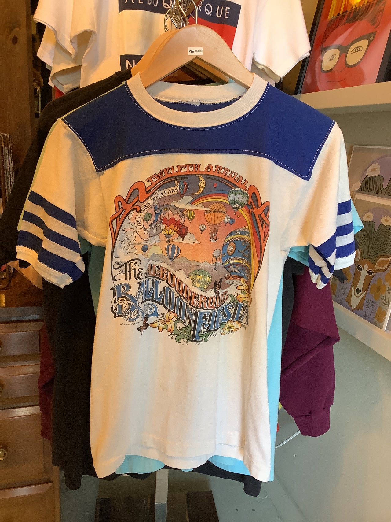 Vintage Clothing - Vintage 1983 Albuquerque Balloon Fiesta tee