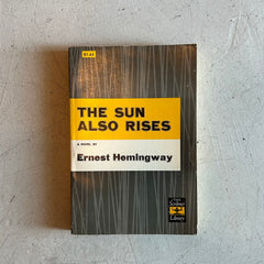 Flyby - Vintage Book - “The Sun Also Rises” by Ernest Hemingway
