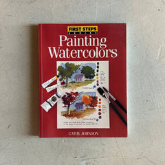Flyby Provisions - Vintage book - “Painting Watercolors” by Cathy Johnson
