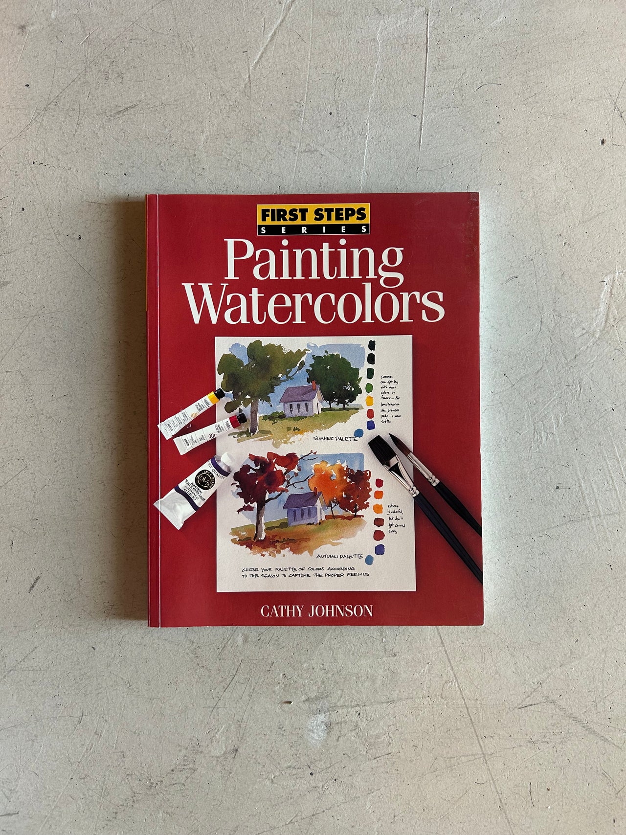 Flyby Provisions - Vintage book - “Painting Watercolors” by Cathy Johnson