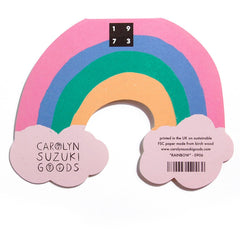 RAINBOW - Shaped Birthday Card