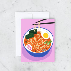 Support Greeting Card | Get Well Soon Ramen