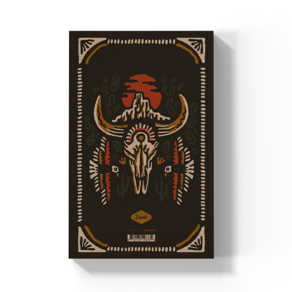 RaycoDesign — Desert Skull Kraft Layflat Notebook