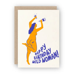 Half Pint Studio - Greeting Card - Happy Birthday Wild Woman