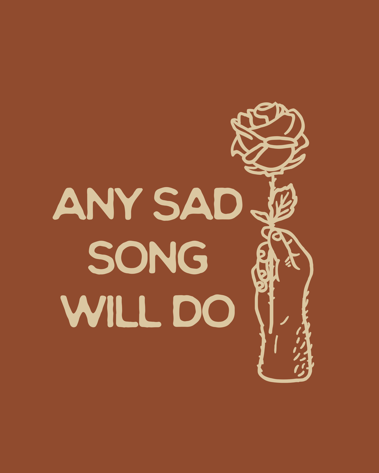 Brass Earth - Any Sad Song Print 8x10