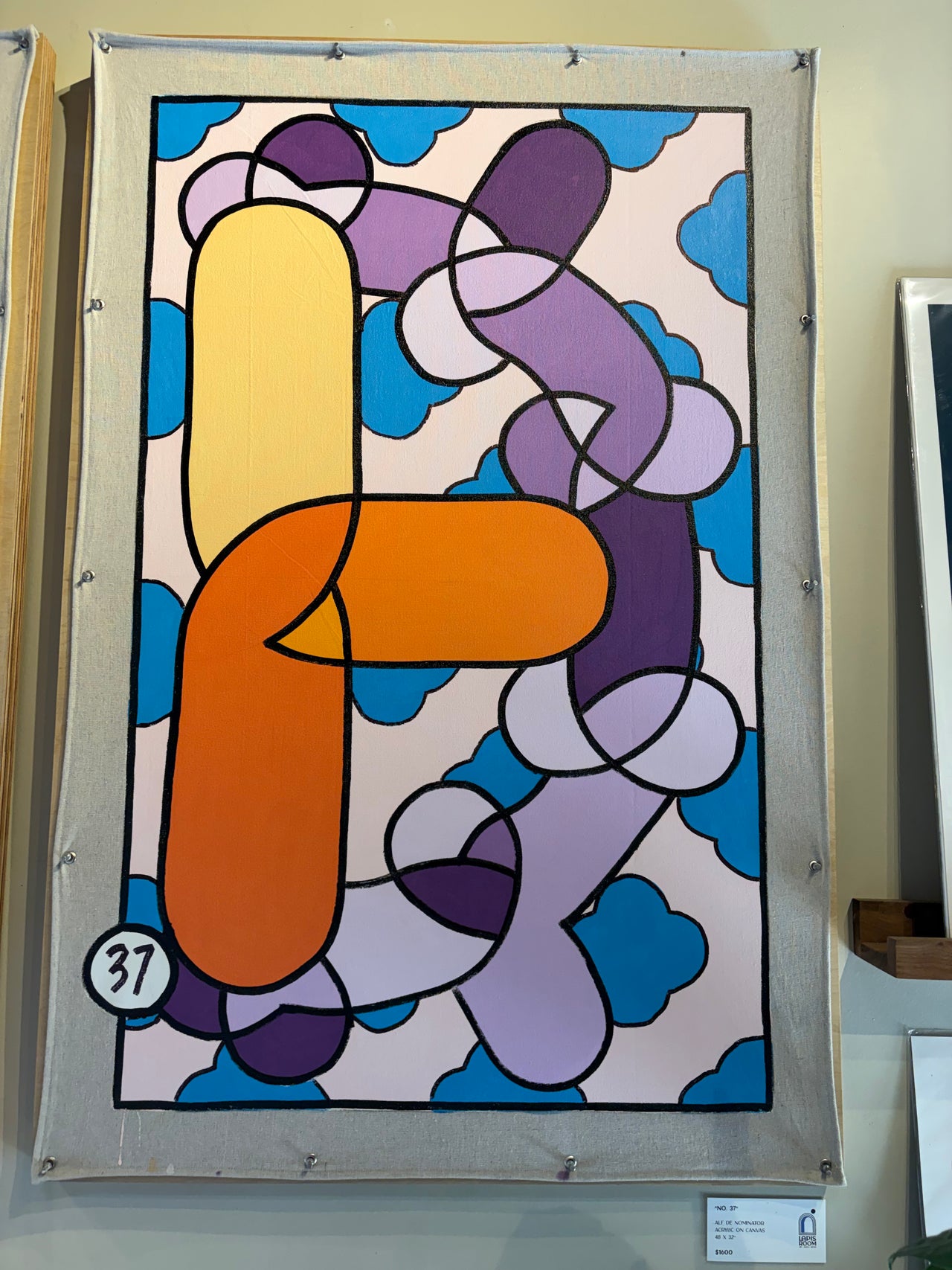 The Blue Wall - Alf De Nominator - No. 37 - 48”x32”