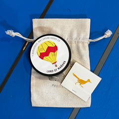 Land of Mañana Travel Candle Tin 2oz & Matchbook Duo
