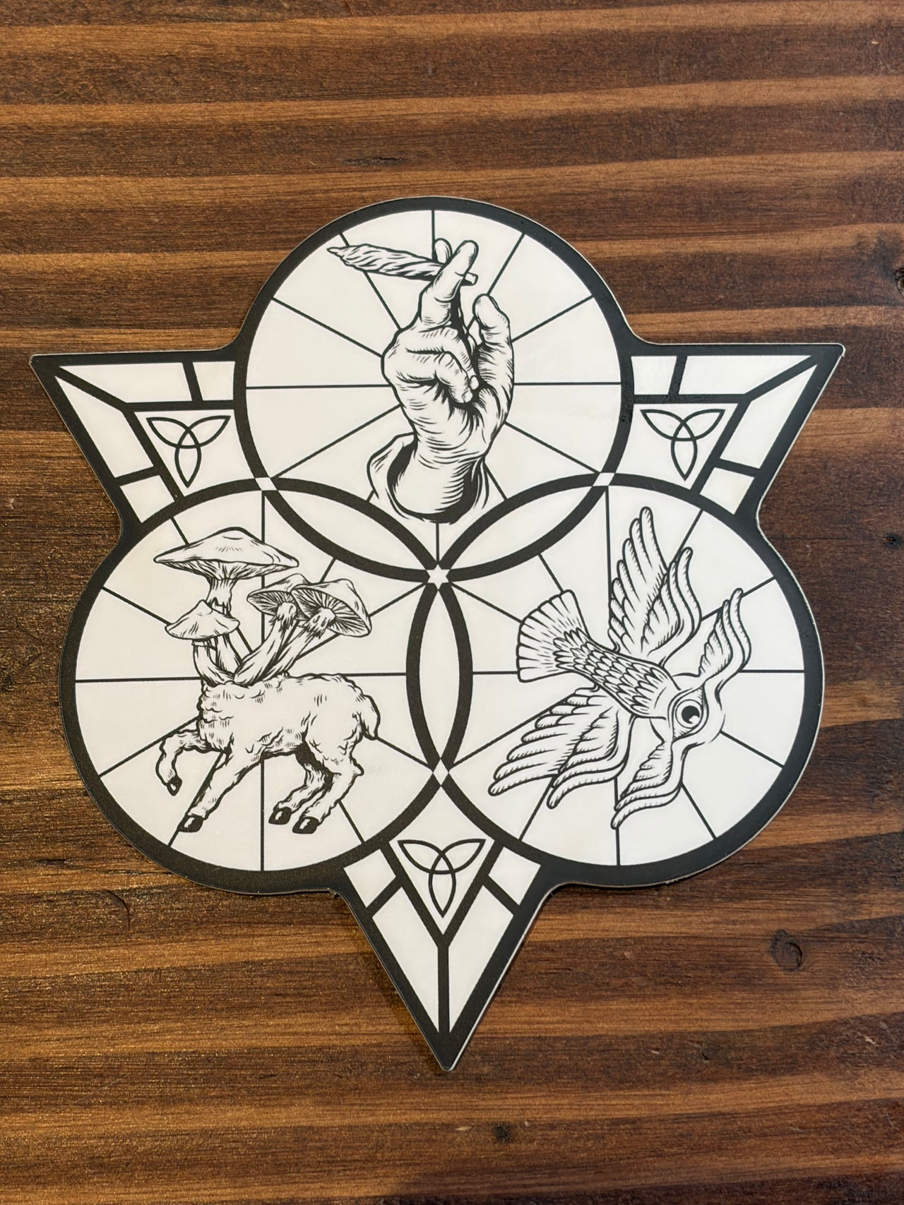Patrick Turk Sticker - Psychoactive Trinity