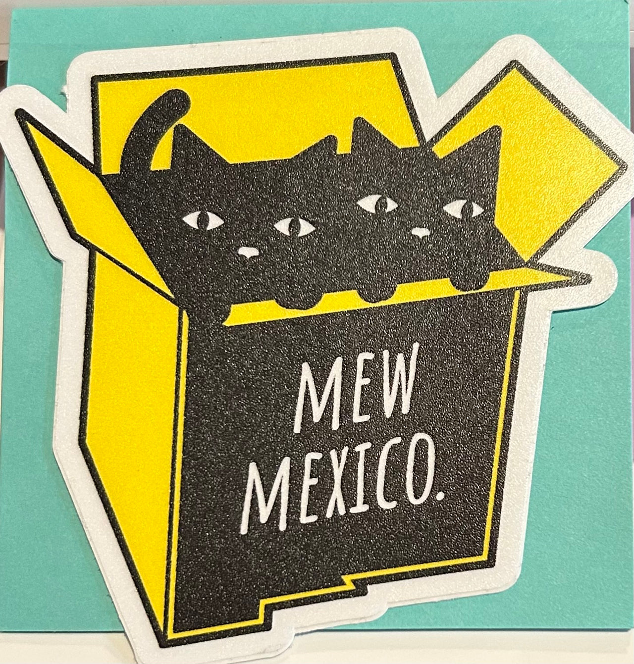 Metal the Brand - Sticker - Mew Mexico Cats in Box