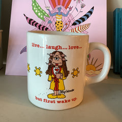 Vintage Glassware -  Vintage Cathy Ganz Mug