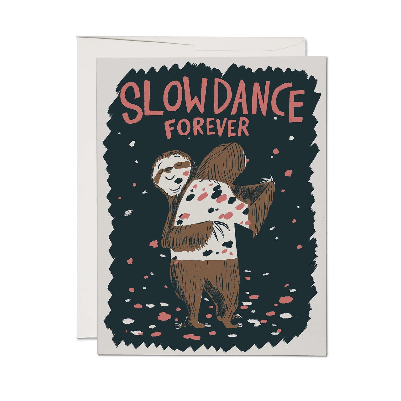 Red Cap Cards - Greeting Card - "Slow Dance Forever" Sloths