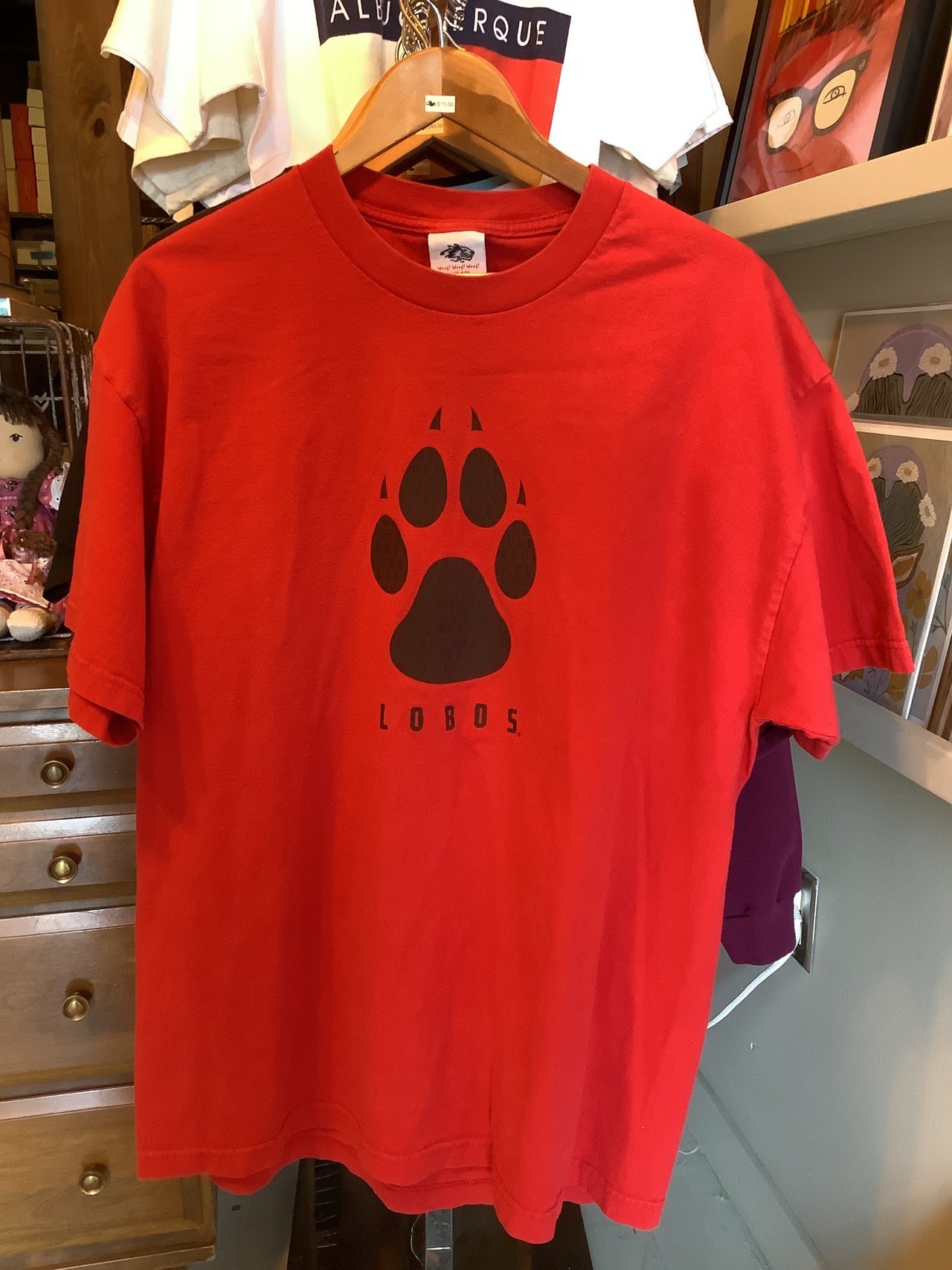 Vintage Clothing - Vintage UNM LOBOS XL