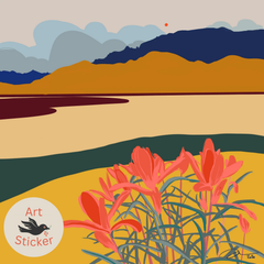Fenn Fire Studio - Sticker - Sandia foothills