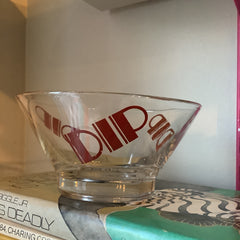 Vintage Glassware - Vintage DIP Glass Dish
