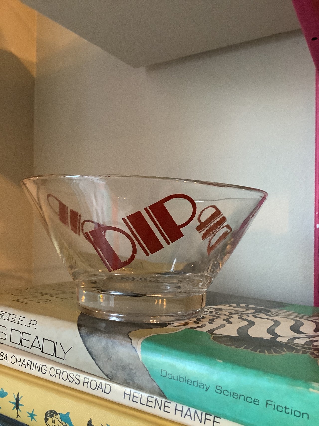 Vintage Glassware - Vintage DIP Glass Dish