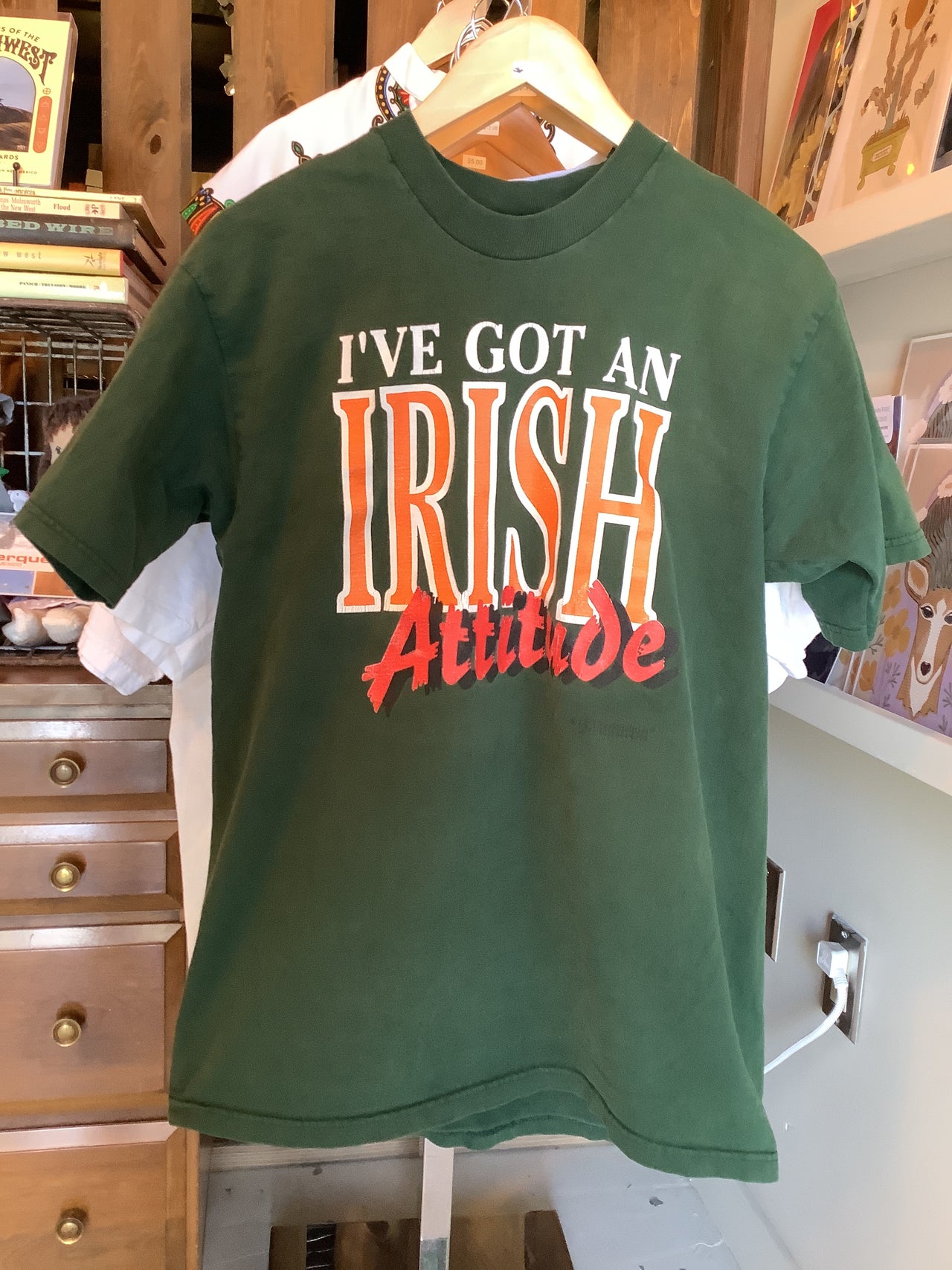 Vintage Clothing - Ive Got AnIrish Attitude tee