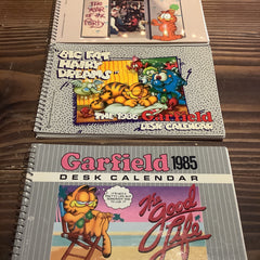 Flyby Provisions - Vintage book - 1980s Garfield Calendars