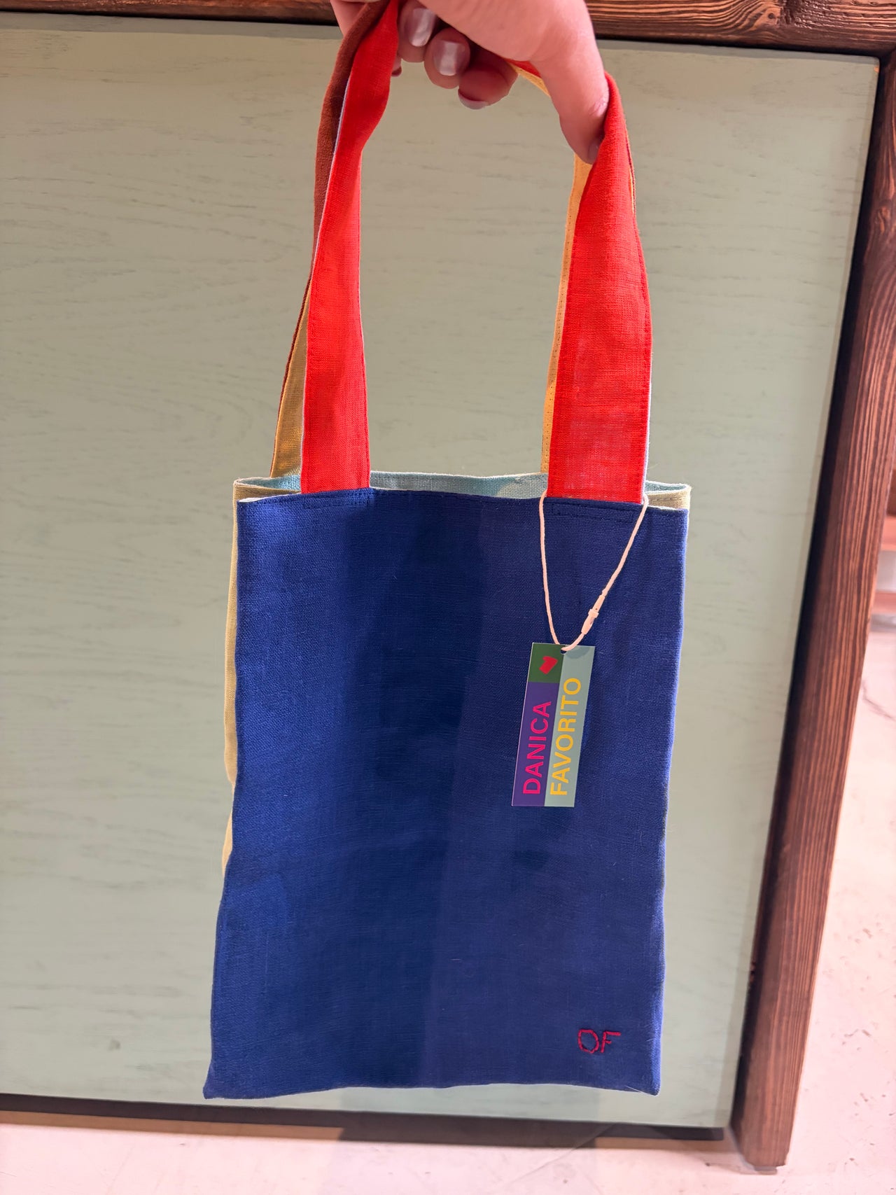 Linen Lunch Tote: Beach Bum - Danica Favorito