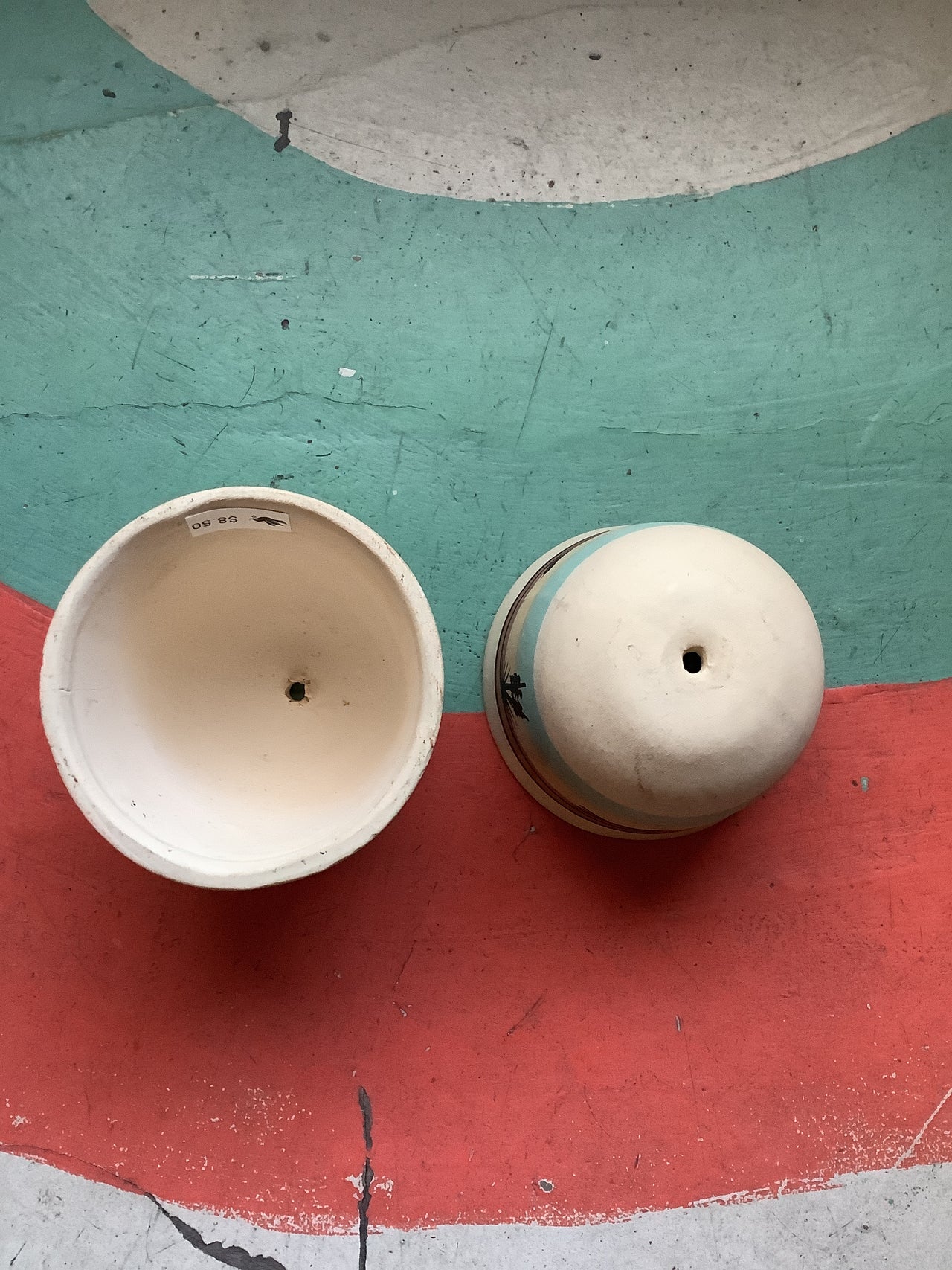 Vintage Collectibles- Vintage hand painted Carlsbad Caverns NM ceramic bells set