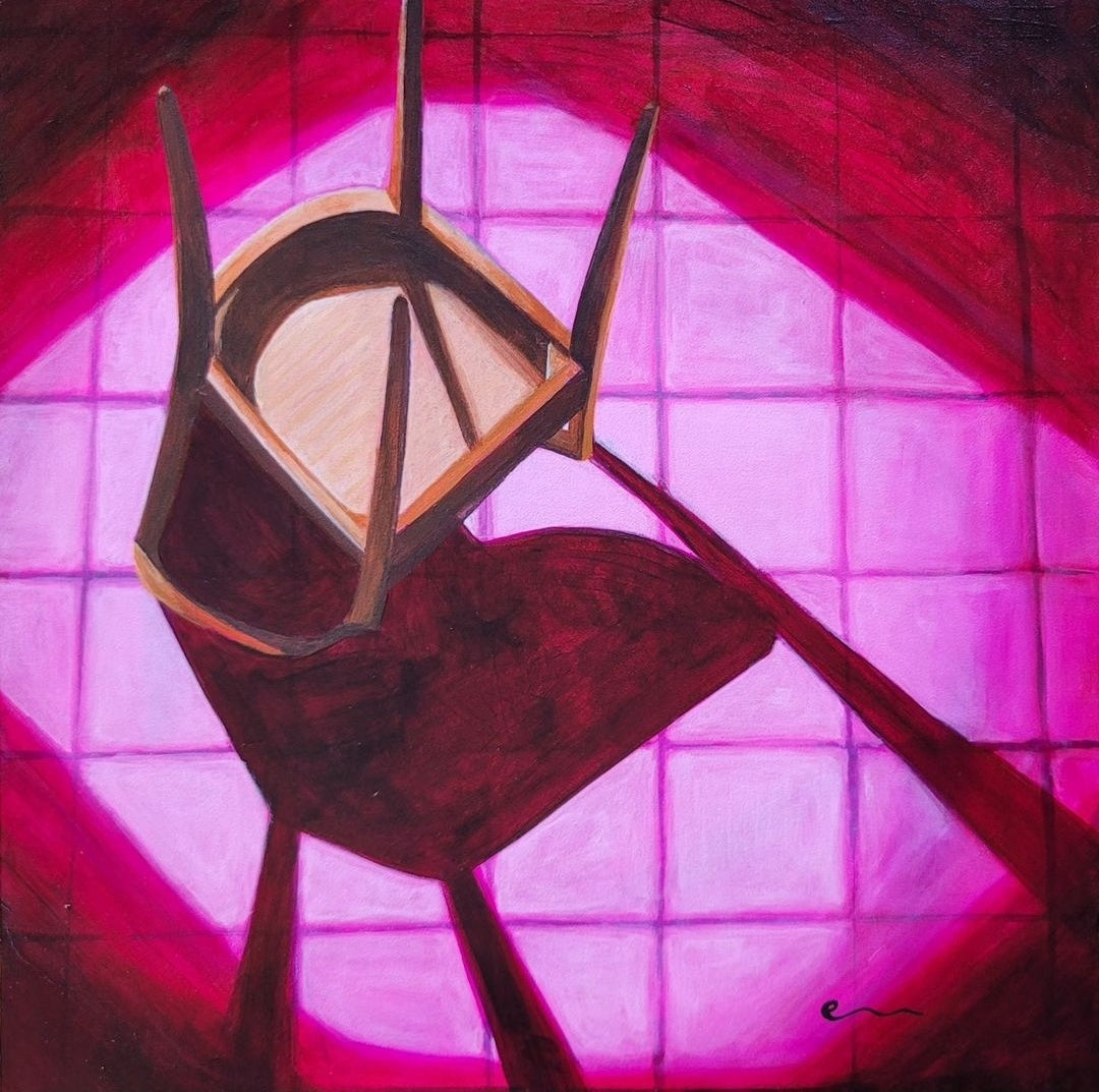 Emily Bharatiya - Original Artwork - No. 10 Chairs and Shadows Series