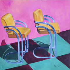 Emily Bharatiya - Original Artwork - No. 11 Chairs and Shadows Series