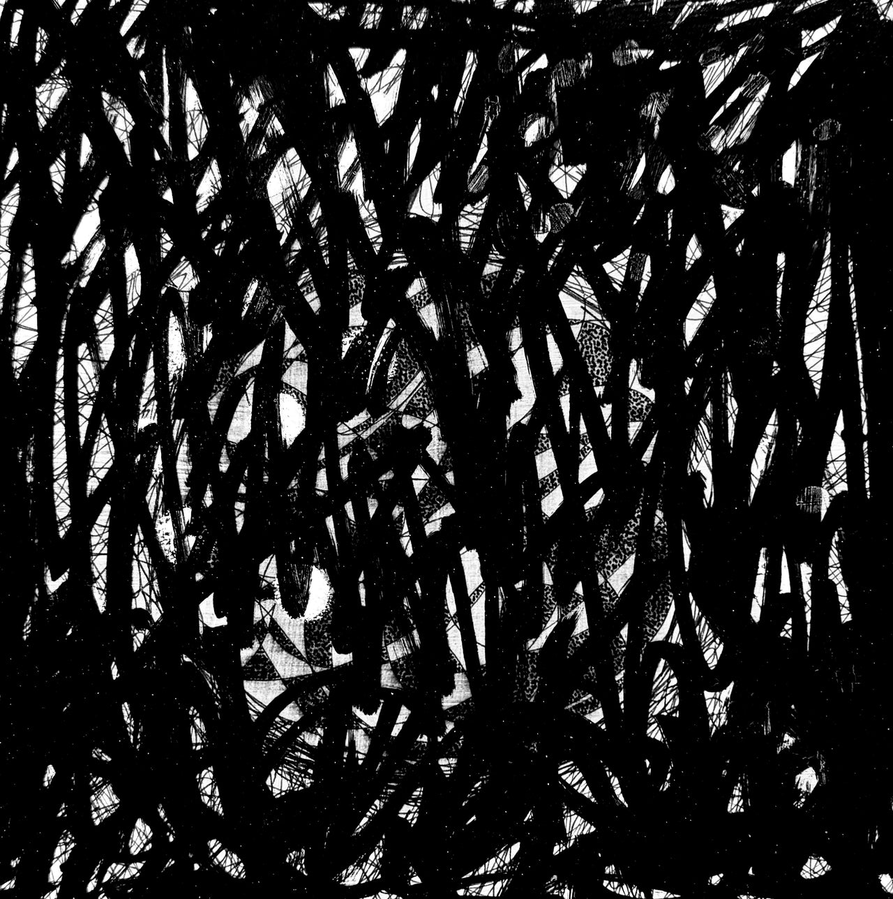 Chaos (Scribble Series) 6”x6”