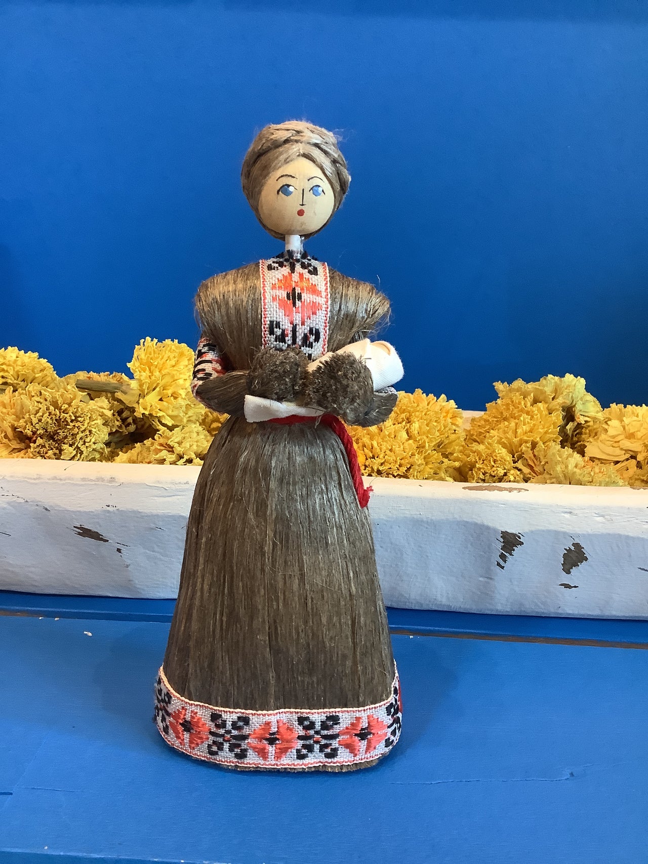 Vintage Dolls - Vintage Belarusian Folk Flax Dolls