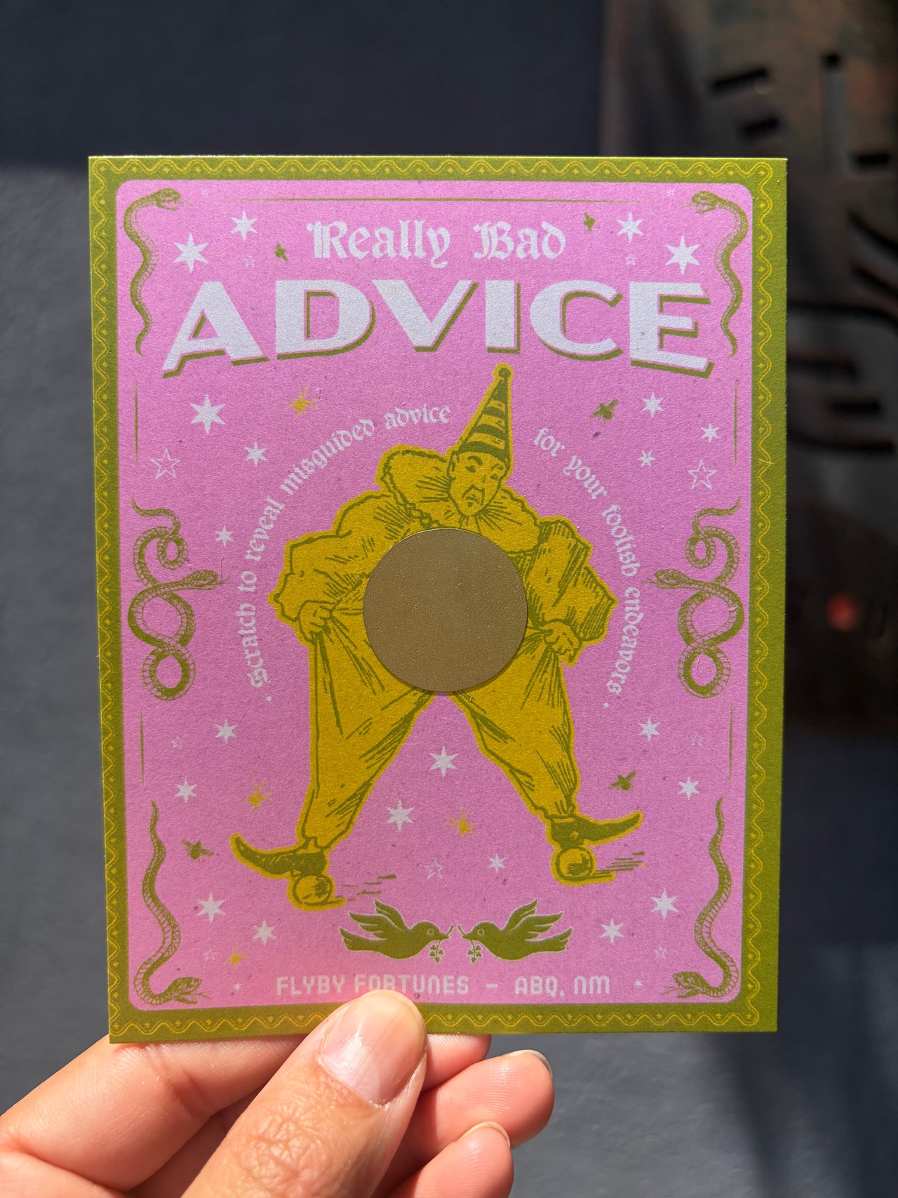 Flyby Fortunes - Really Bad Advice Scratch Off