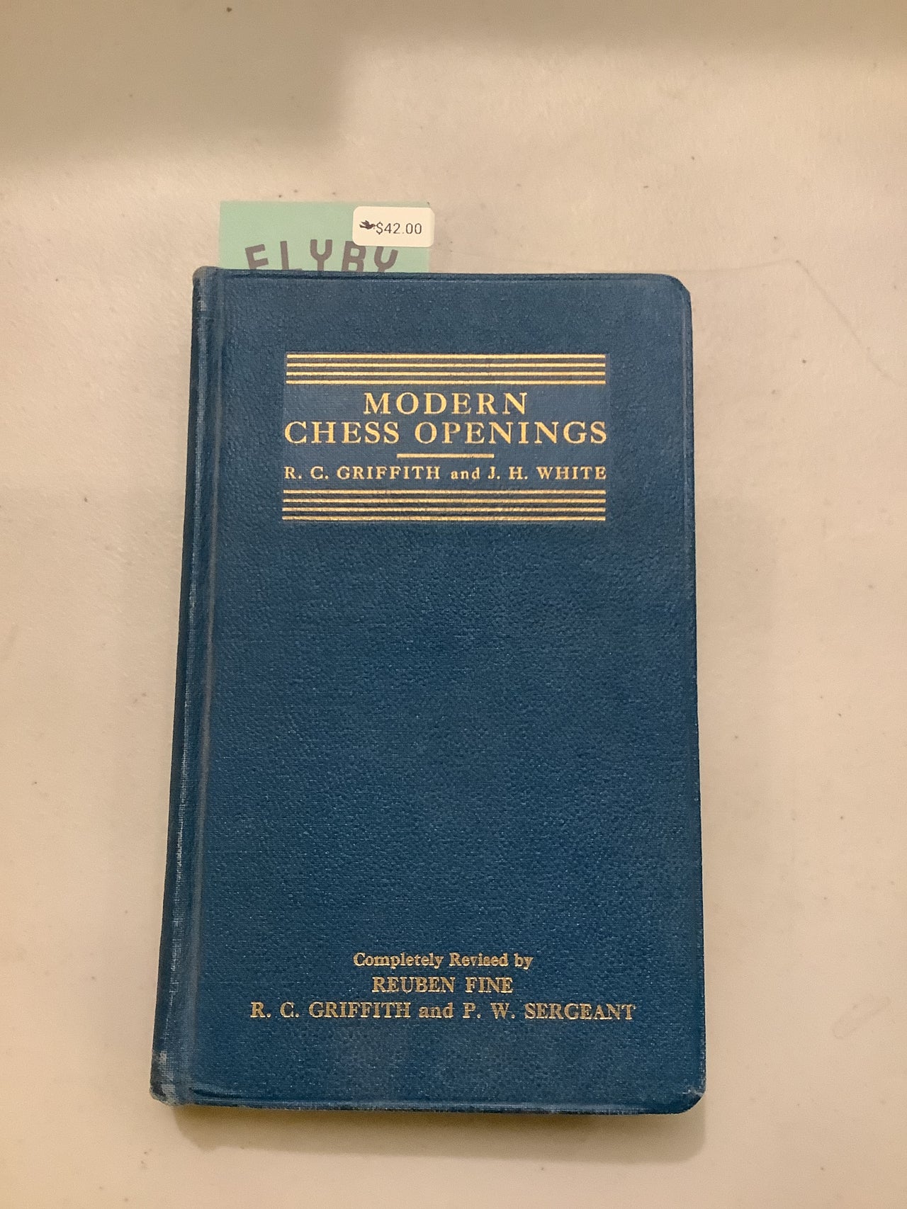 Flyby Provisions - Vintage book - “Modern Chess Openings”