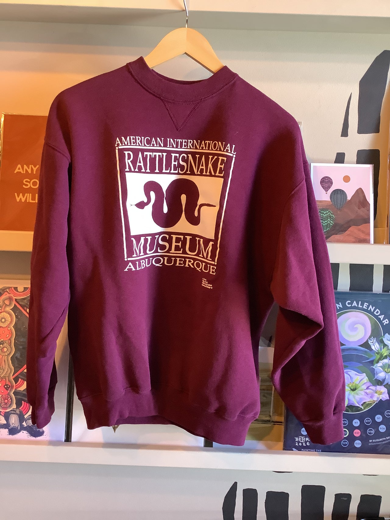 Vintage Clothing - Vintage Albuquerque Rattlesnake Museum crewneck